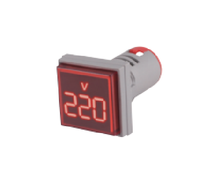 Дигитален волтметър AD16-22VS 20V-500V зелен